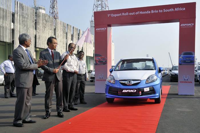 Honda commences Brio exports
