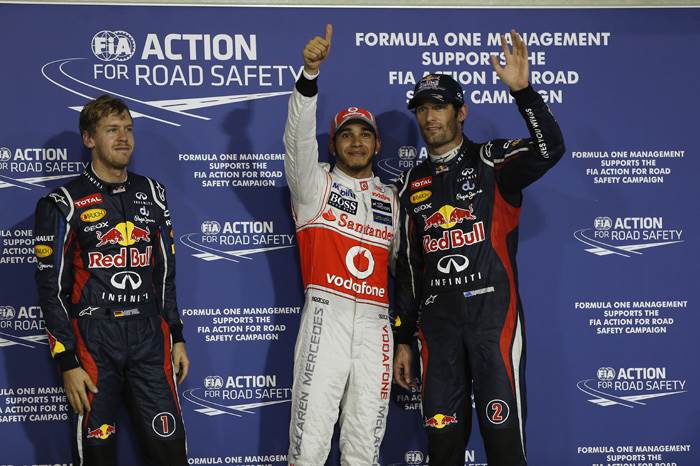 Hamilton claims dominant pole at Abu Dhabi
