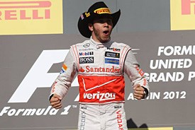US GP: Hamilton wins from Vettel and Alonso