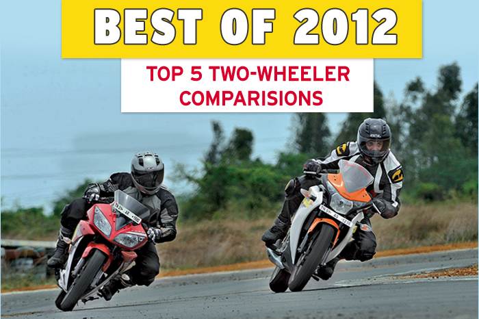 Best of 2012: Top 5 two-wheeler comparisons