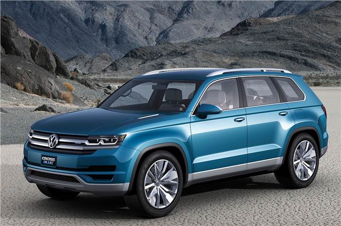 Volkswagen unveils CrossBlue SUV concept