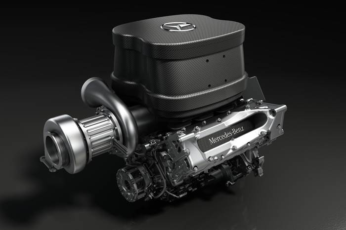 Mercedes unveils 2014 F1 engine