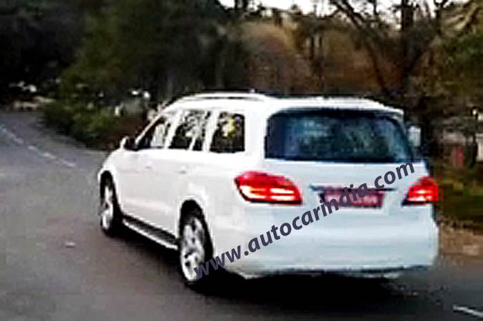 New 2013 Mercedes GL-Class spied in India