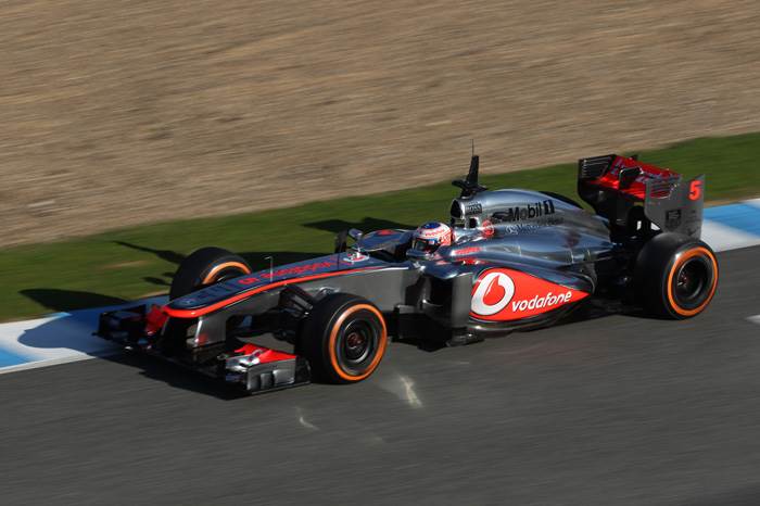 Button fastest on first Jerez test day