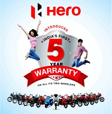 Hero bumps up warranty