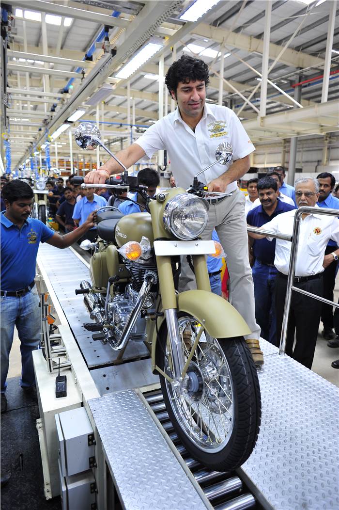 Royal Enfield's new plant commences