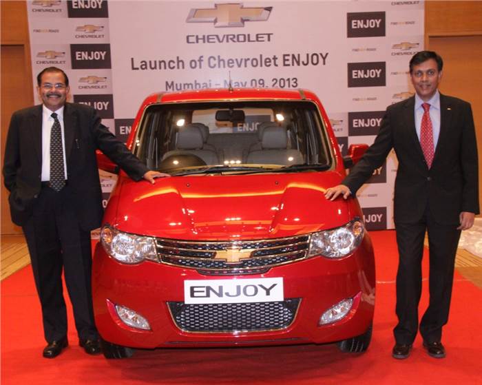 Chevrolet Enjoy MPV launched