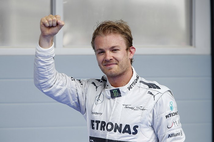 F1: Rosberg leads Mercedes front row sweep