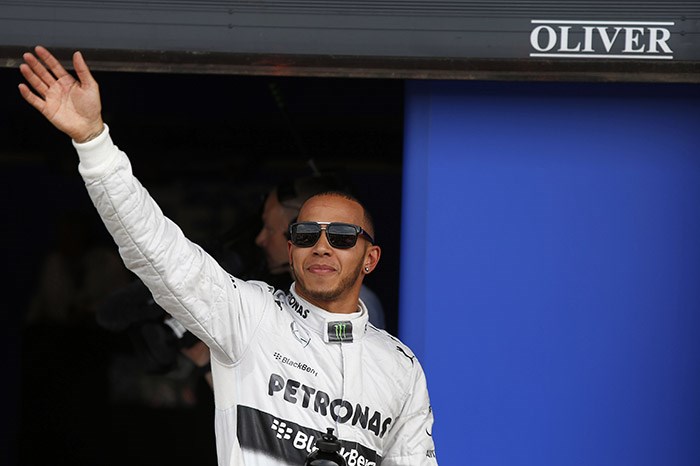 British GP: Hamilton storms to pole ahead of Rosberg