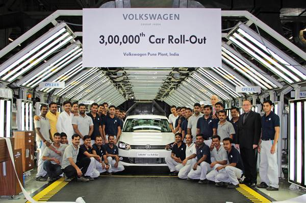 3,00,000th VW rolls out from Pune 