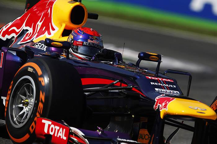 F1: Vettel leads Red Bull 1-2 at Monza