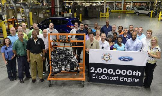 Ford builds two millionth EcoBoost engine