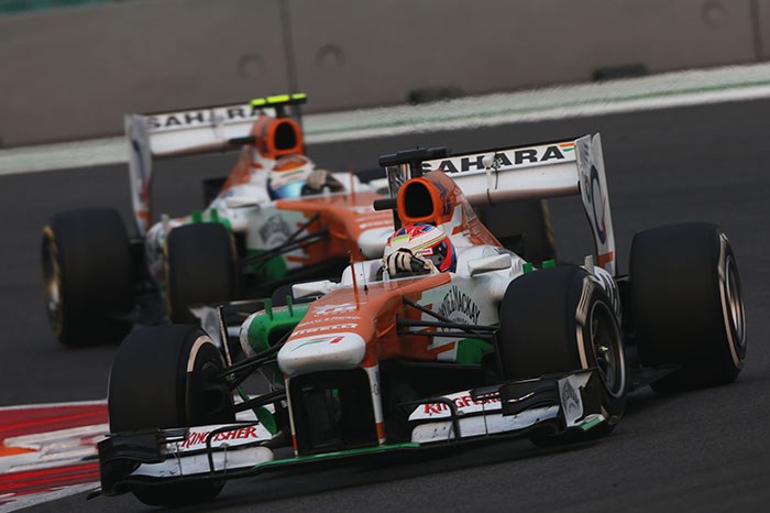 Double points&#8217; finish for Force India at home GP