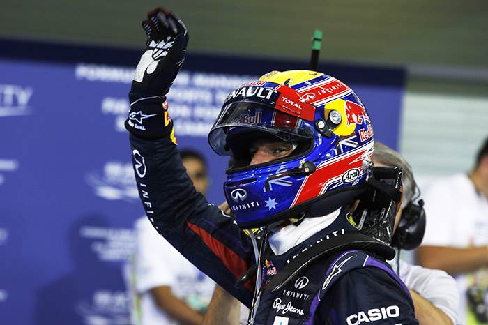 Abu Dhabi GP: Webber beats Vettel to pole