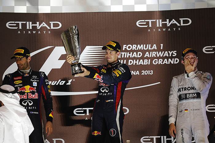 Abu Dhabi GP: Vettel leads a Red Bull 1-2