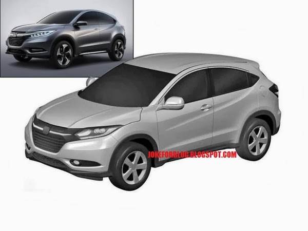 Honda Urban SUV patent images leaked