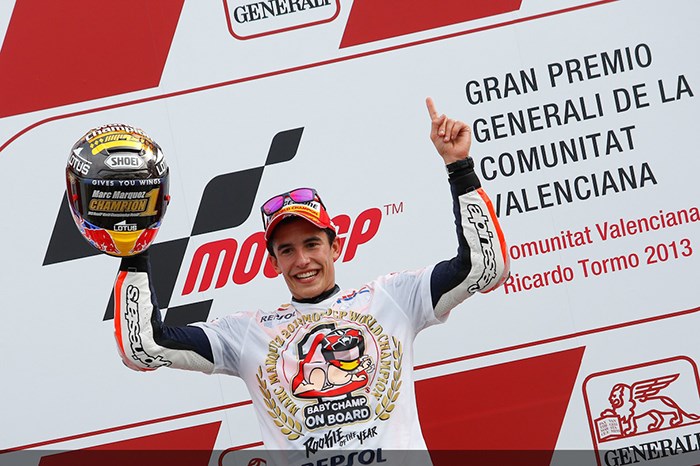 MotoGP: Marquez crowned champion as Lorenzo wins