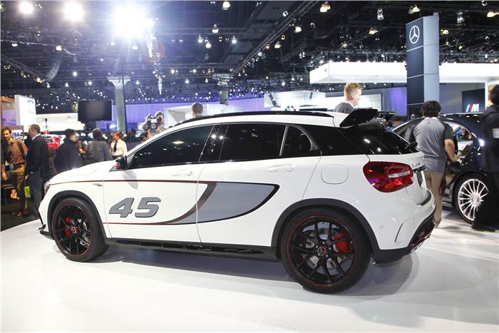 Mercedes GLA 45 AMG  SUV concept unveiled 