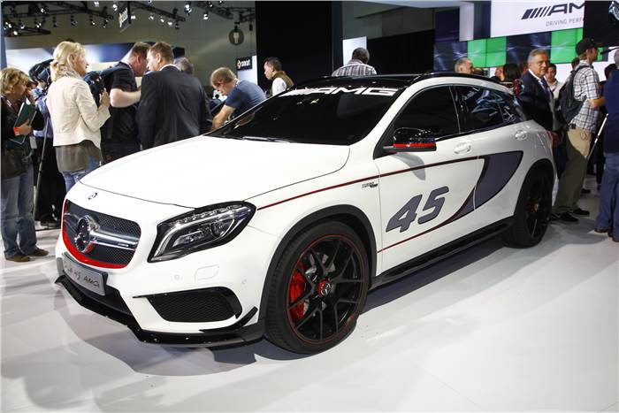 Mercedes GLA 45 AMG  SUV concept unveiled 