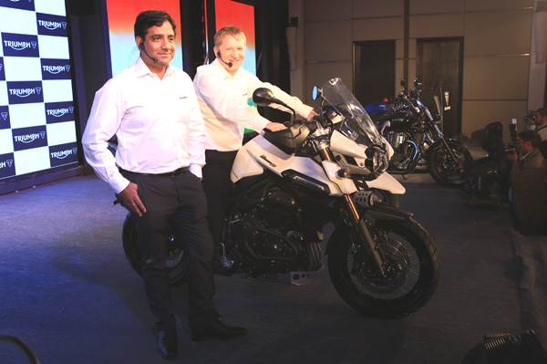 Triumph motorcycle range launched in India