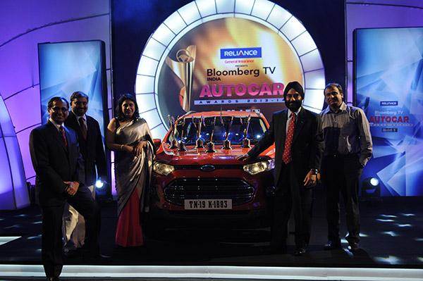 Ford EcoSport sweeps Bloomberg TV-Autocar Car of the Year Awards 2014