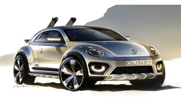 Volkswagen Beetle Dune concept for Detroit Motor Show 2014