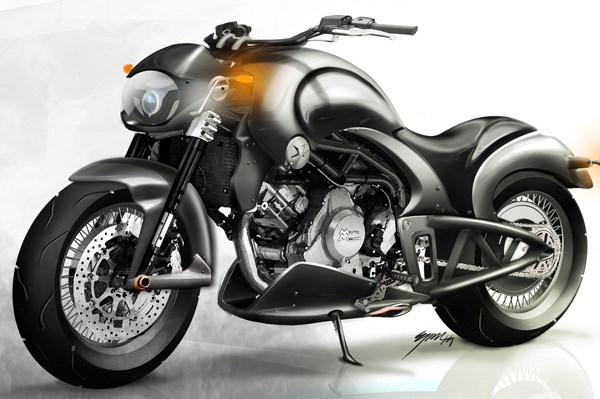 Vardenchi reveals sketch of upcoming motorcycle