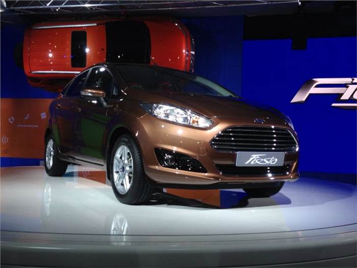 Auto Expo 2014: Ford Fiesta sedan facelift revealed