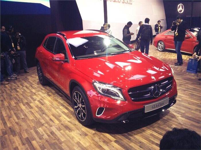 Auto Expo 2014: Mercedes shows production GLA-class SUV