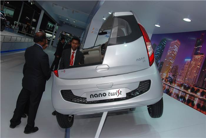 Auto Expo 2014: New Tata Nano automatic showcased 