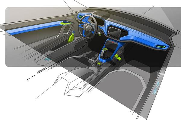 Geneva 2014: Volkswagen T-Roc SUV concept sketches revealed