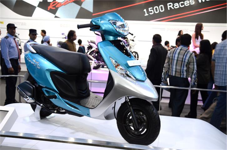 TVS Scooty Zest first look, review