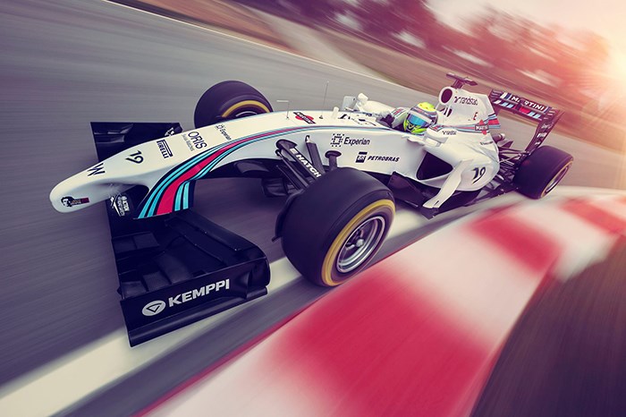Williams F1 team unveils its Martini livery