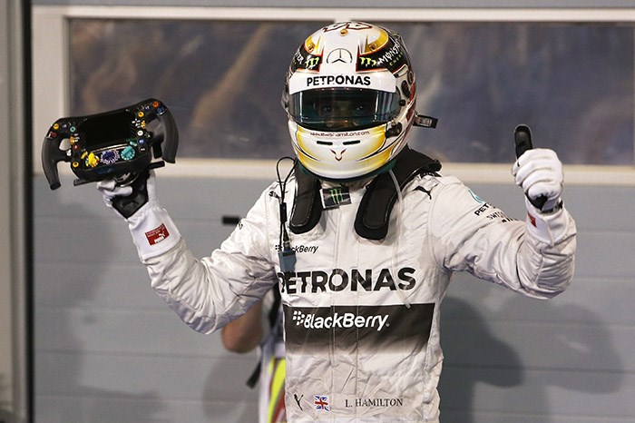 F1 Bahrain: Hamilton wins, Force India on podium