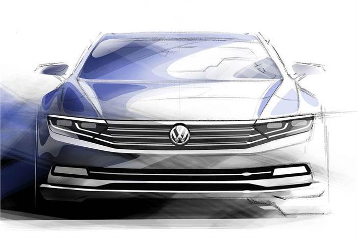 VW releases sketches of 2015 Passat