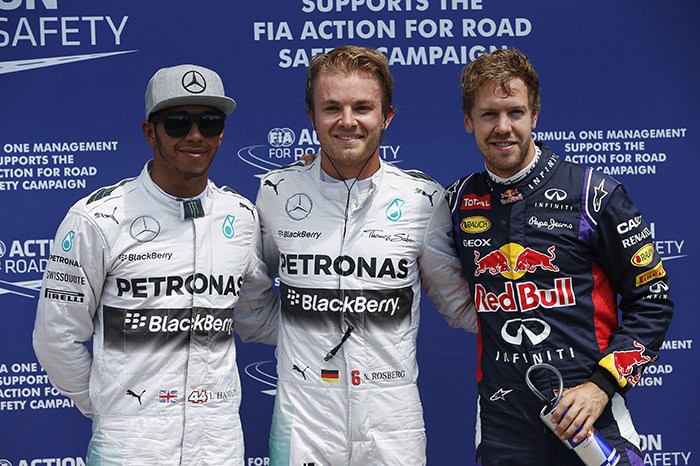 Rosberg beats Hamilton to Canadian GP pole