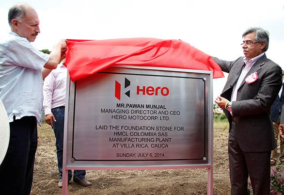 Hero enters Colombia with Rs 420 crore investment