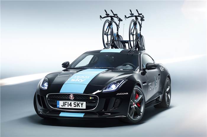 Jaguar reveals special F-type coupe for Tour de France