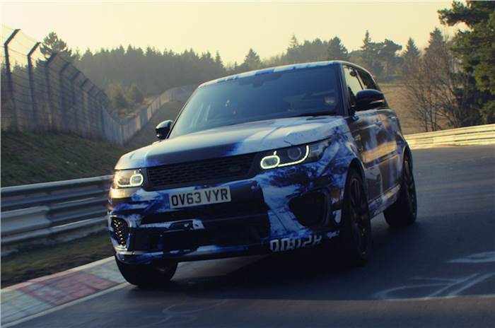 Range Rover sport SVR sets N&#252;rburgring record for SUVs