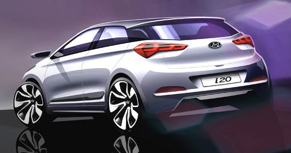 New Hyundai Elite i20 revealed in official sketches
