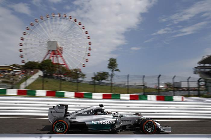 Japanese GP: Mercedes dominate practice at Suzuka