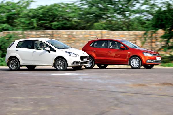 Hyundai Elite i20 vs Fiat Punto Evo vs VW Polo vs Suzuki Swift comparison