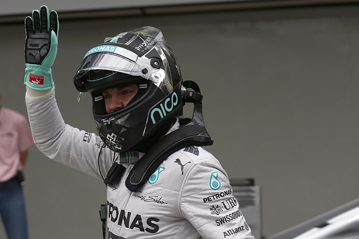 Rosberg claims Brazil pole ahead of Hamilton