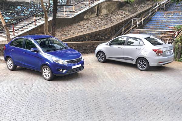 Tata Zest vs Hyundai Xcent comparison
