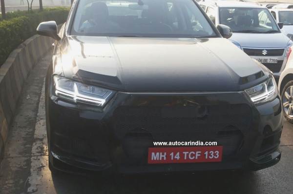New Audi Q7 spied in India