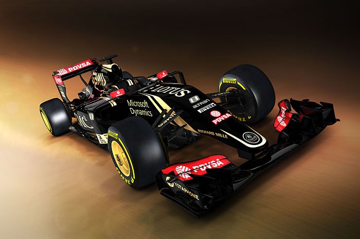 Lotus reveals first image of new Formula 1 car