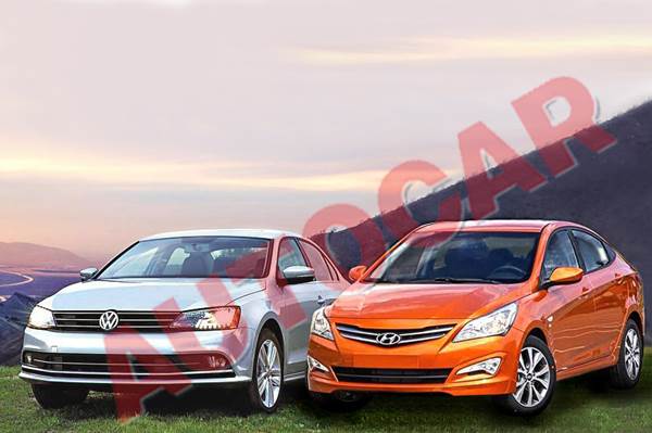 Facelifted Hyundai Verna and Volkswagen Jetta pre-bookings on