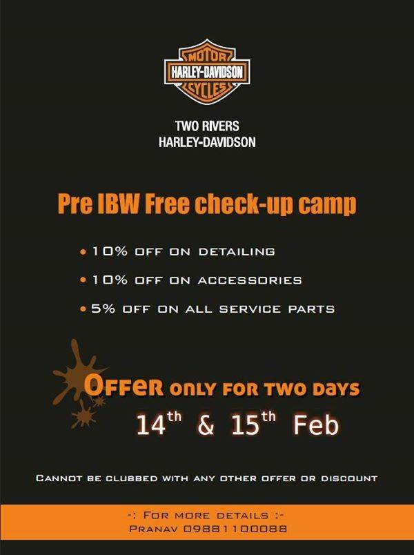 Harley-Davidson to organise free check-up camp