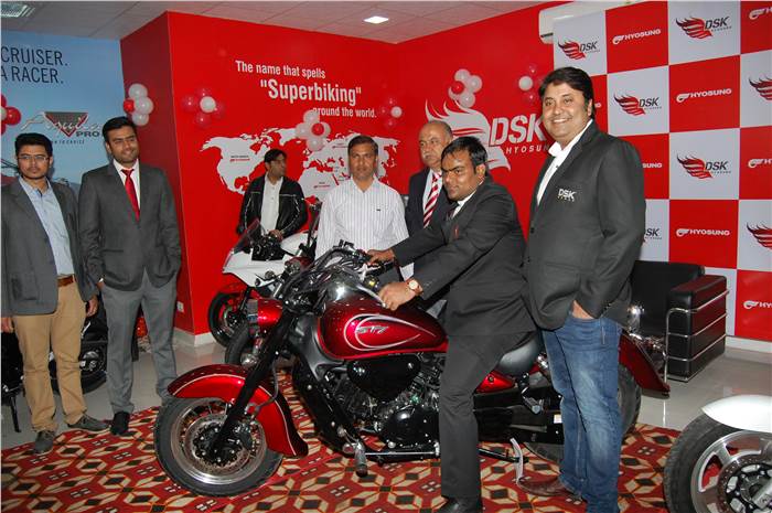 DSK Hyosung inaugurates superbike showroom in Jaipur