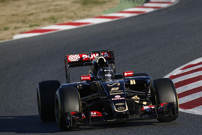 F1: Grosjean fastest for Lotus as Barcelona test ends